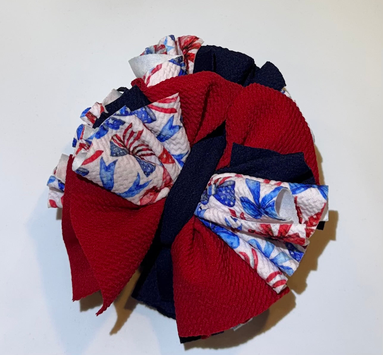 Fourth of July scrap wrap