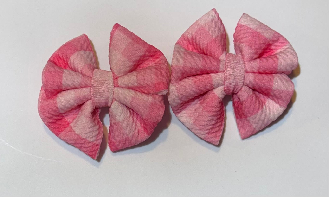 Pink gingham