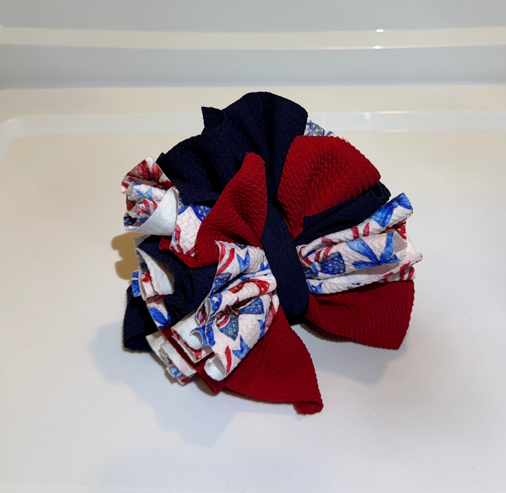 Fourth of July scrap wrap