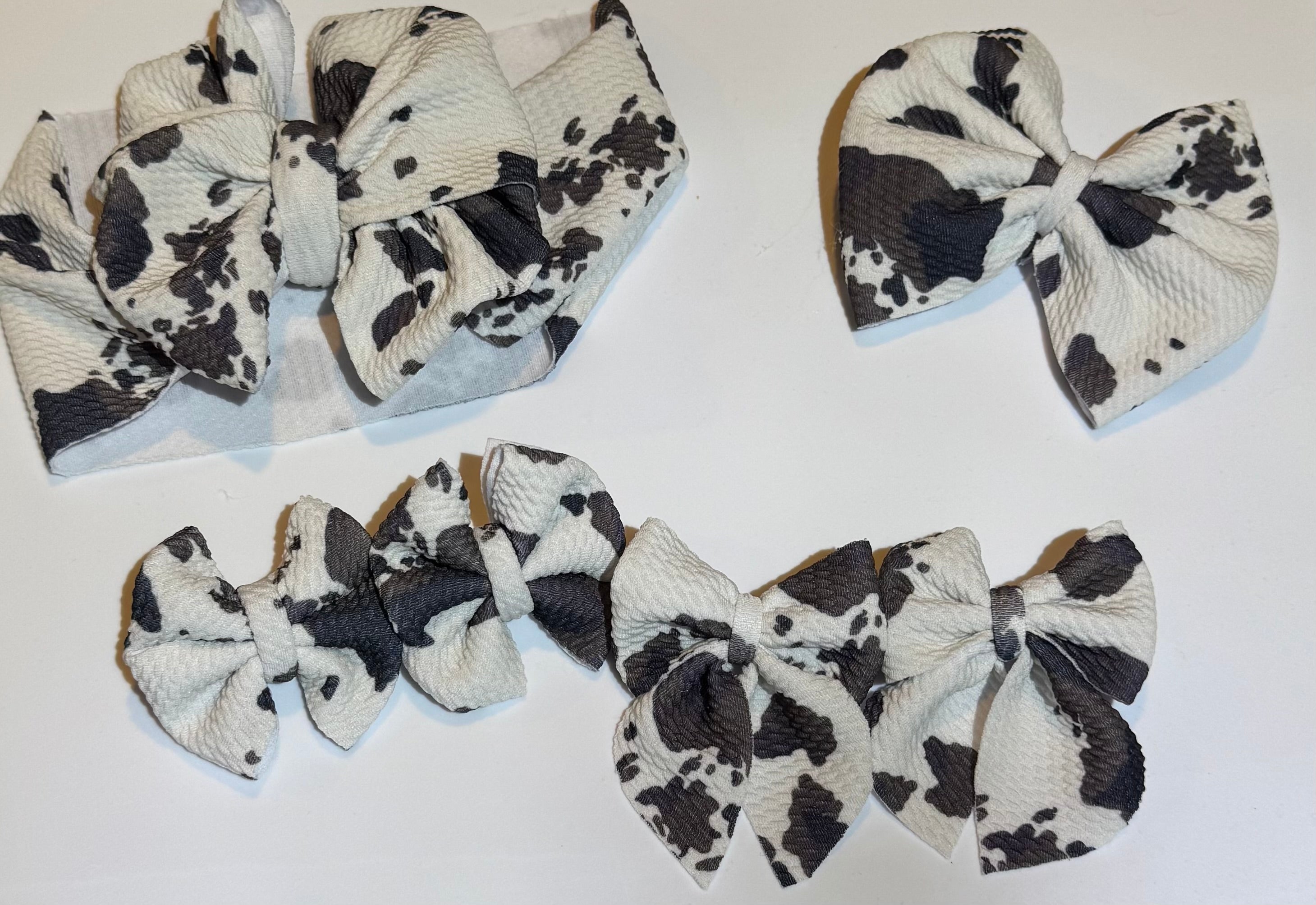 Brown and White Cowhide