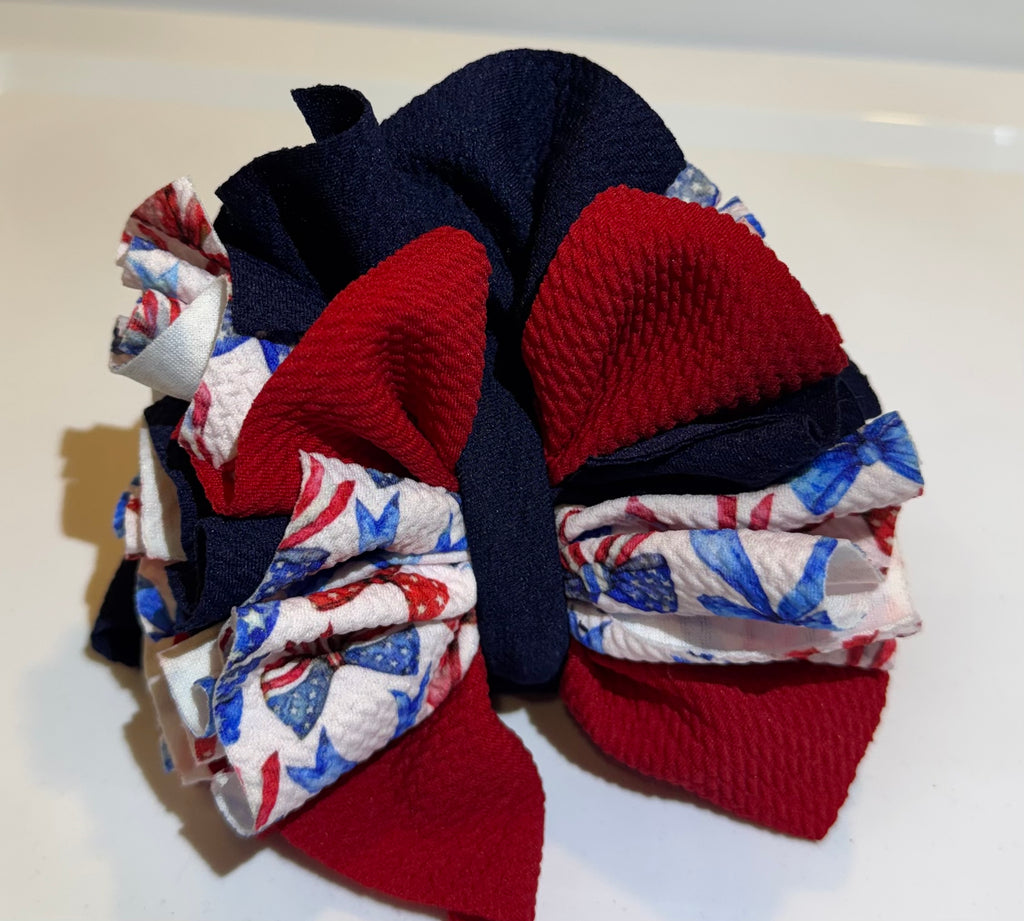 Fourth of July scrap wrap