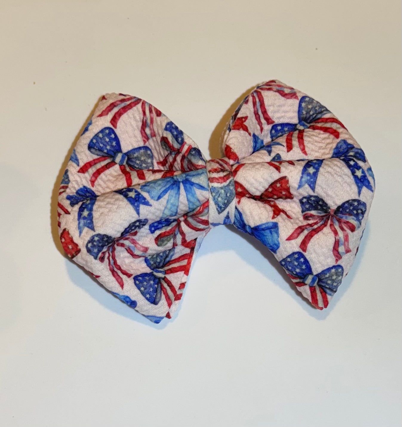 Fourth of July bow pattern